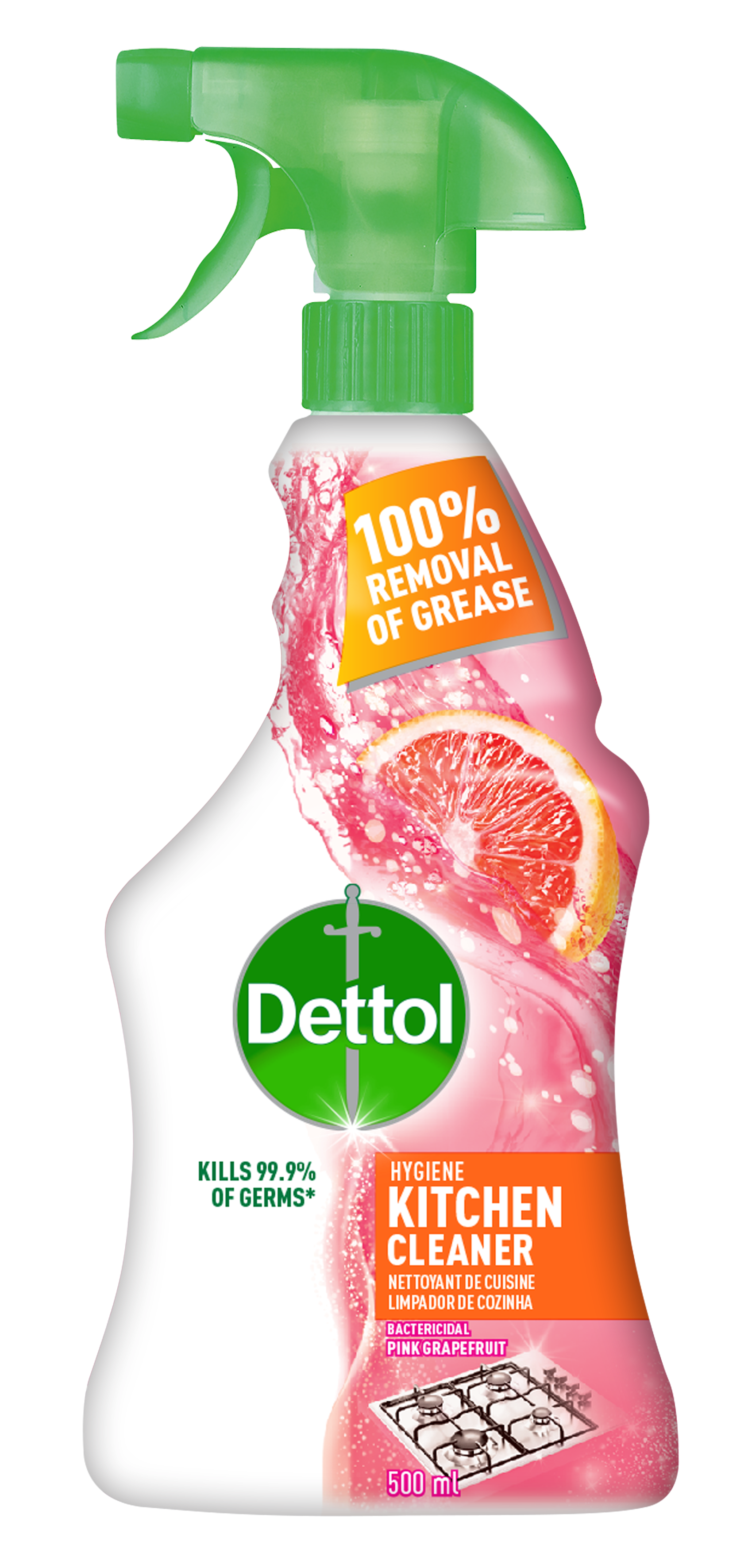 Dettol Hygiene Kitchen Cleaner Pink Grapefruit